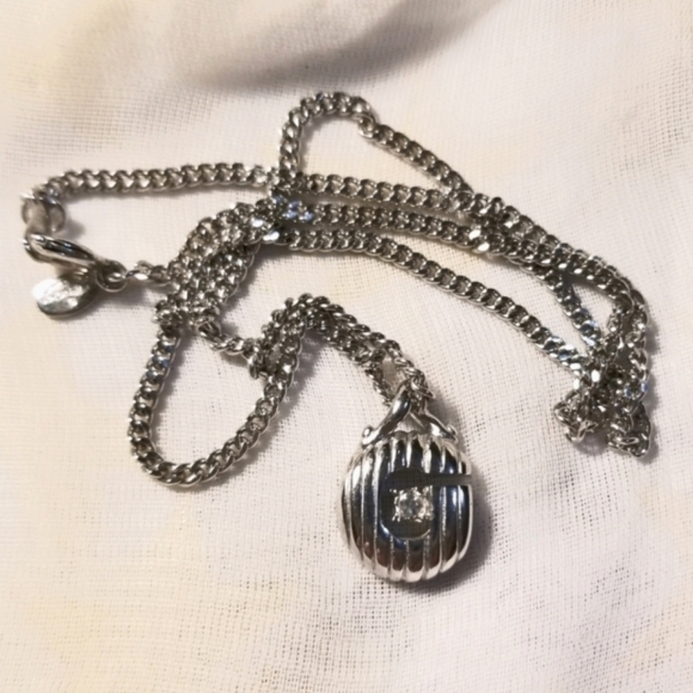 Givenchy Logo Vtg Paris New York Necklace - Picture 2 of 8